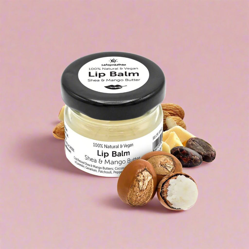 100% Vegan Lip Balm Shea & Mango Butter - 15g | Verified Sustainable Lip Balms on Brown Living™