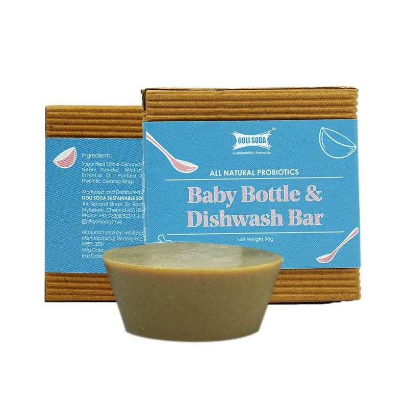 All Natural Probiotics Baby Bottle & Dishwash Bar | Verified Sustainable Cleaning Supplies on Brown Living™