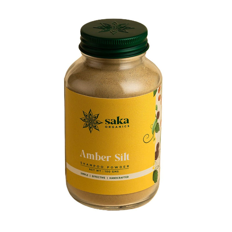 Amber Silt | Handmade Exfoliating Shampoo Powder (100gms) | Verified Sustainable Hair Shampoo Powder on Brown Living™