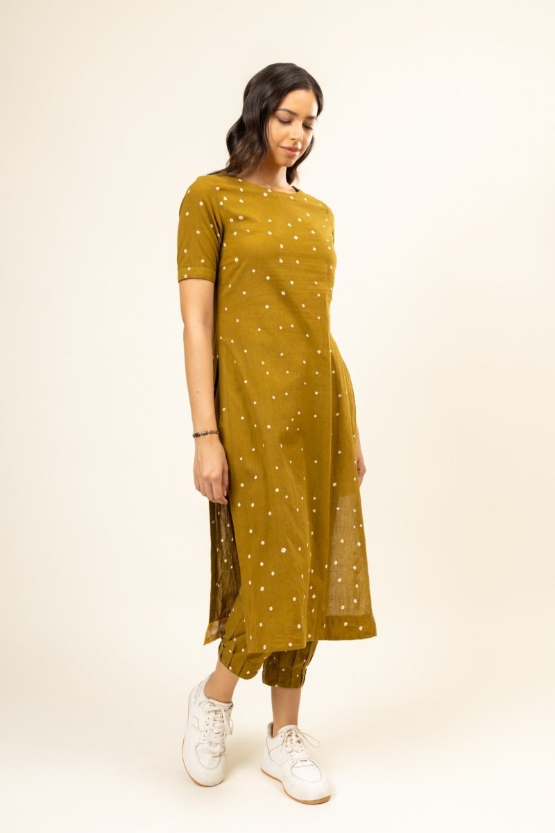 Bandhini Upcycled Cotton Tunic | Verified Sustainable Womens Tunic on Brown Living™