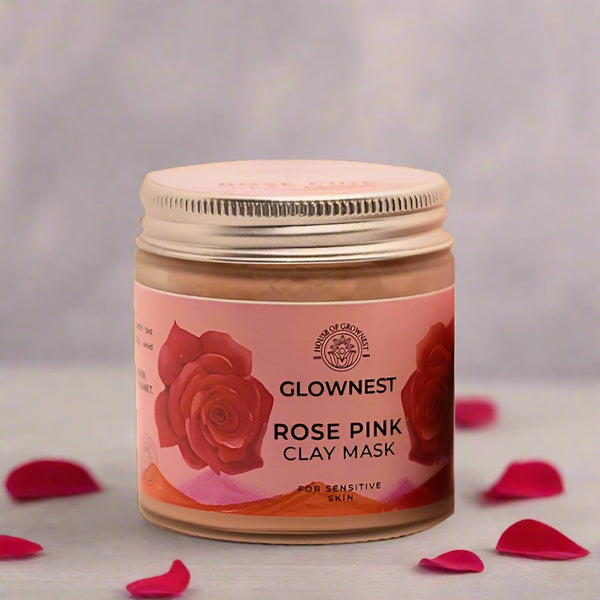 Bio Enzyme Based Rose Pink Clay Mask | For Sensitive Skin | Verified Sustainable Face Mask on Brown Living™