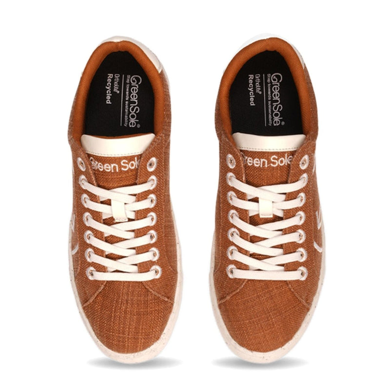 Caramel Glide Mens Sneaker Lace Up | Verified Sustainable Mens Casual Shoes on Brown Living™