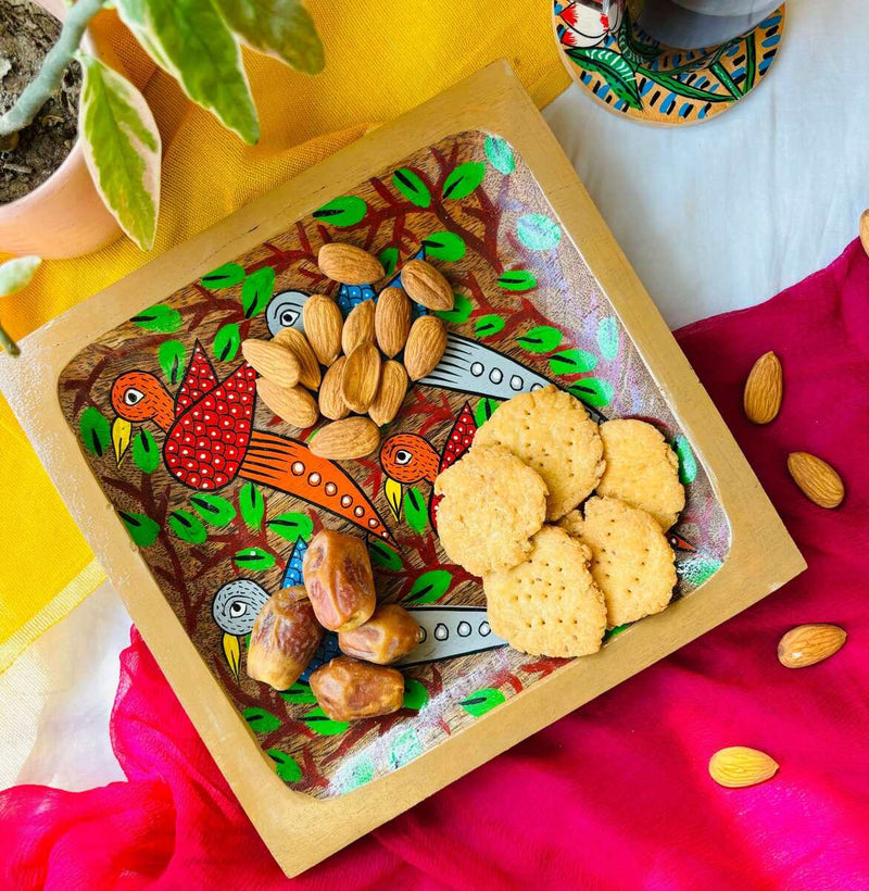 Chiraiya Hamper- Chehak Platter, Chakori Platter and Chehal Coaster Set | Verified Sustainable Gift Giving on Brown Living™