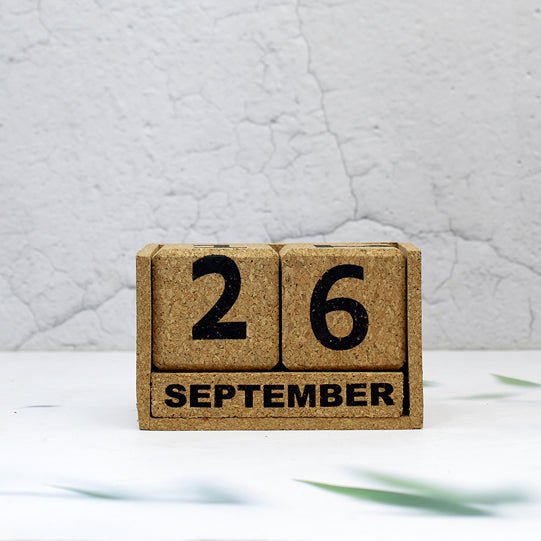 Cork Calender | Verified Sustainable Desk Accessories on Brown Living™