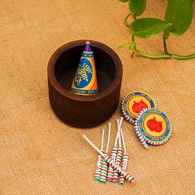 Corporate Diwali Gift Hamper | Door Hanging Set - Plantable Crackers - Wooden Planter | Verified Sustainable Gift Giving on Brown Living™