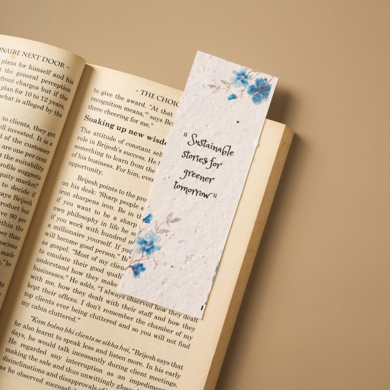 Eco - Sprout Plantable Bookmarks | Set of 3 | Verified Sustainable Greeting & Note Cards on Brown Living™