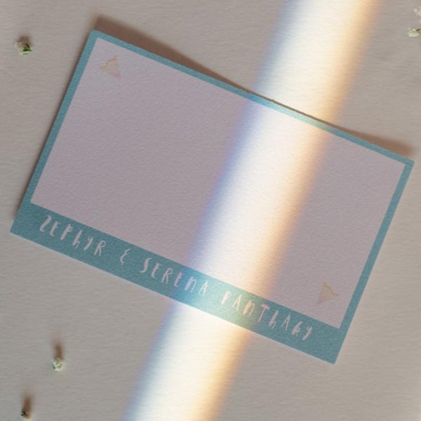 Flat Gift Cards - Bee Yourself | Pastel | 250 GSM Textured Paper | Verified Sustainable Greeting & Note Cards on Brown Living™