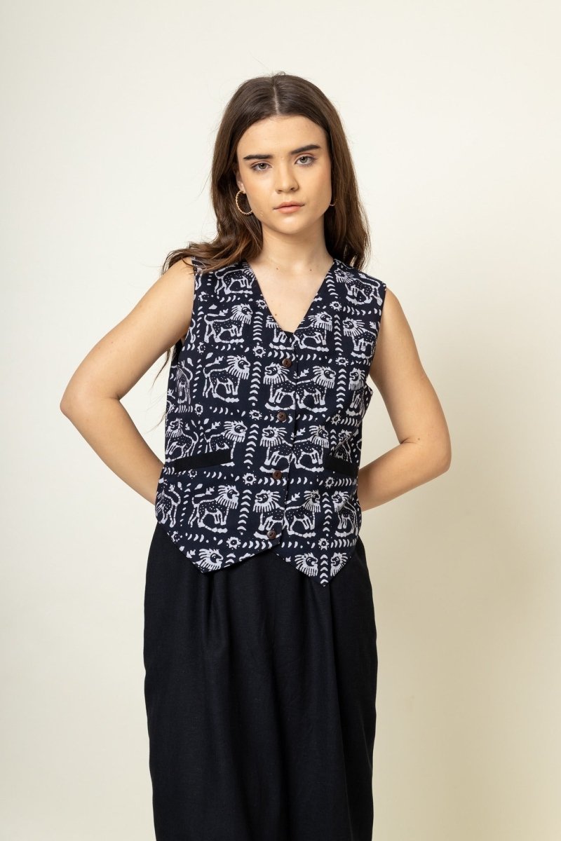 Francis Upcycled Cotton Batik Set | Verified Sustainable Womens Co - Ord Sets on Brown Living™