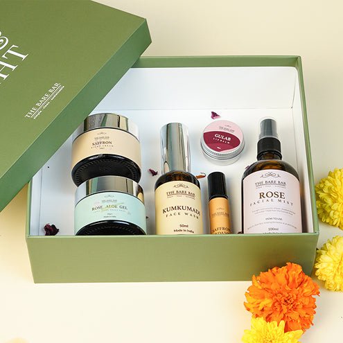 Golden Glow Kit - Handcrafted Natural Skin Care & Lip Care Hamper | Verified Sustainable Gift Giving on Brown Living™