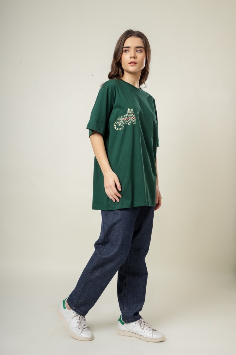 Green Alter Culture Organic Cotton T-Shirt | Verified Sustainable Womens T-Shirt on Brown Living™