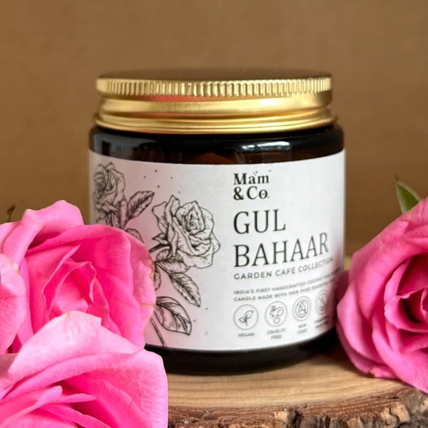 Gul Bahaar - 100% Coconut Wax Botanical Candle | Verified Sustainable Candles & Fragrances on Brown Living™