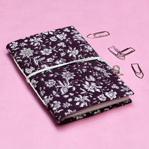 Handmade Lavender Blossom Diary | Verified Sustainable Notebooks & Notepads on Brown Living™