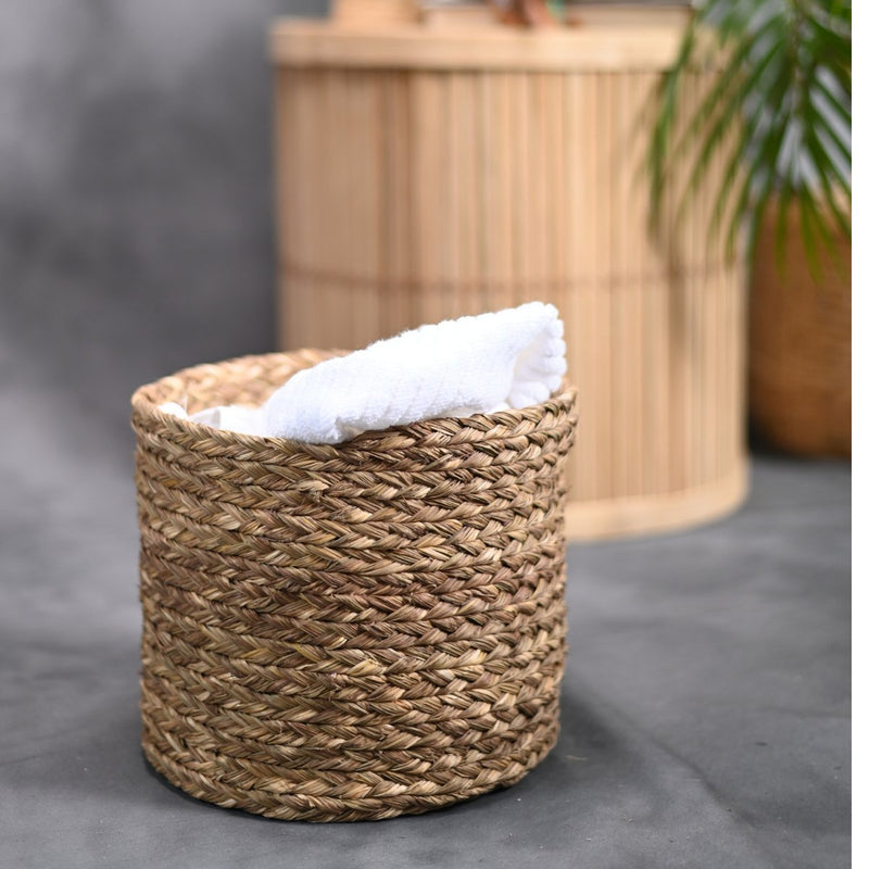 Handmade Sabai Grass Planter - Natural | Verified Sustainable Pots & Planters on Brown Living™