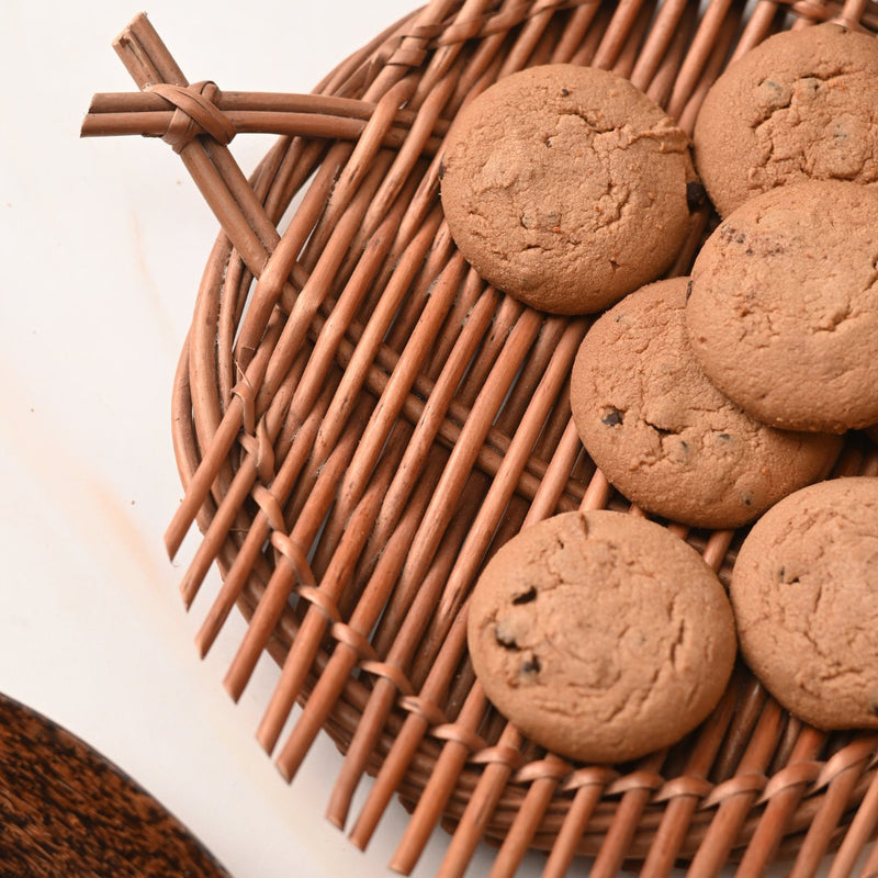 Handmade Wicker Small Tray - Brown | Verified Sustainable Trays & Platters on Brown Living™