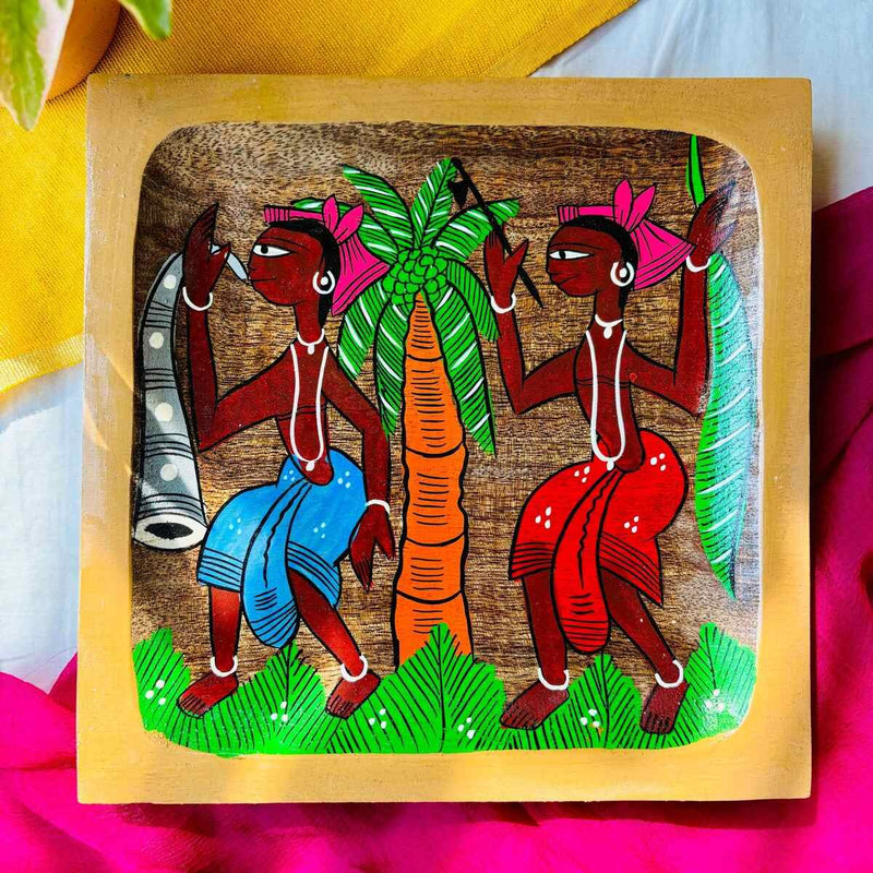 Harshil Hamper- Handcrafted Jashn Platter and Sangam Multipurpose Holder | Verified Sustainable Gift Giving on Brown Living™