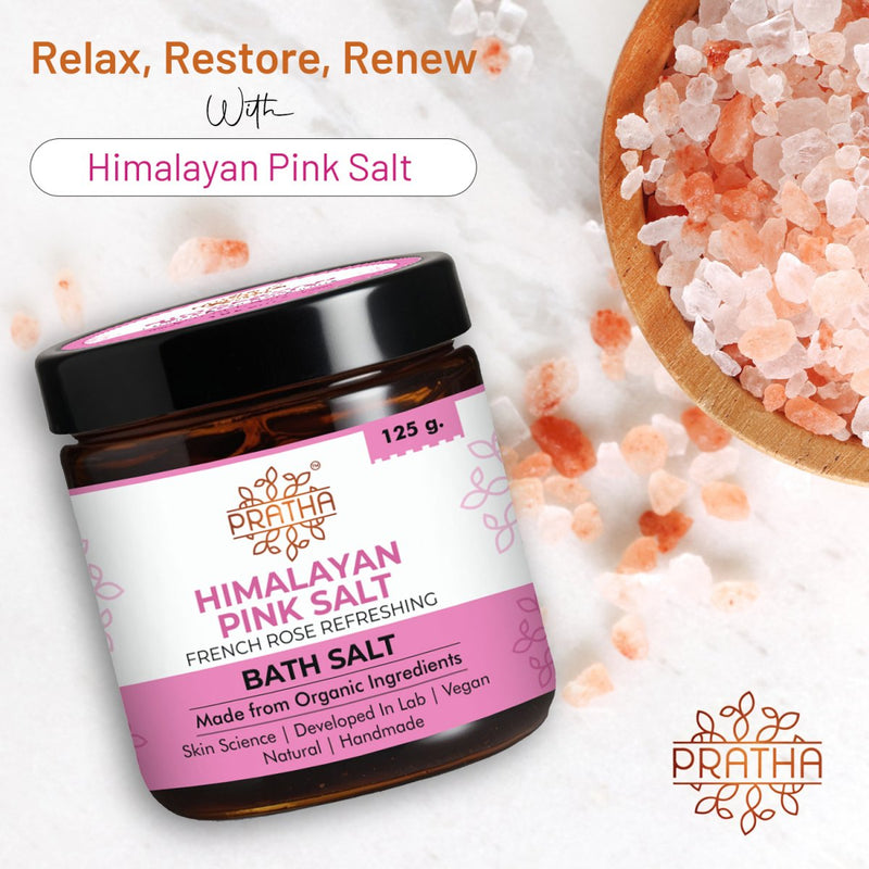 Himalayan Pink Salt | French Rose Refreshing bath salt | Verified Sustainable Bath Salt on Brown Living™