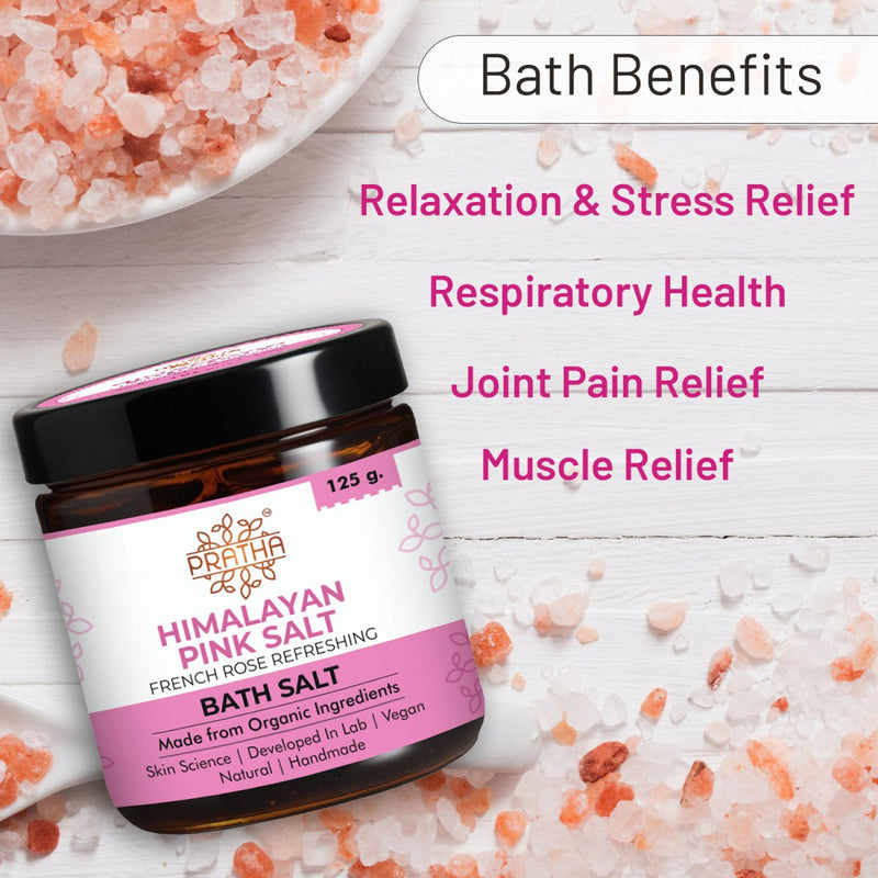 Himalayan Pink Salt | French Rose Refreshing bath salt | Verified Sustainable Bath Salt on Brown Living™