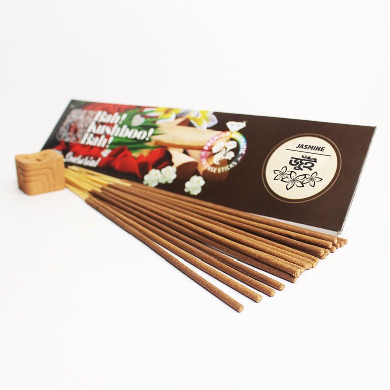 Jasmine Bah Kushboo Bah Premium Sensorial Aromatic Incense Sticks (10 Packs = 400+ Sticks) | Verified Sustainable Pooja Needs on Brown Living™