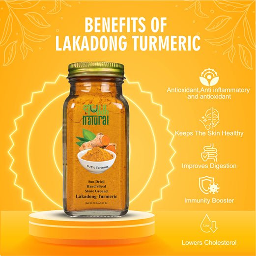 Lakadong Turmeric Powder | Boost Immunity | Haldi | 70gms | Verified Sustainable Seasonings & Spices on Brown Living™