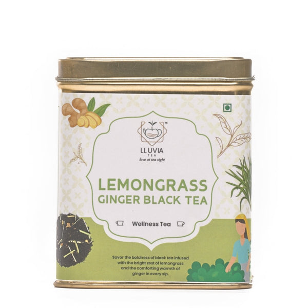 Lemongrass Ginger Black Tea|Digestive Health and Immunity - 50g | Verified Sustainable Tea on Brown Living™