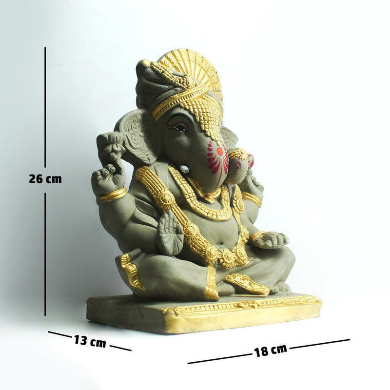 Maharaja Ganesh | Eco - friendly Ganesha | Verified Sustainable Religious Items on Brown Living™