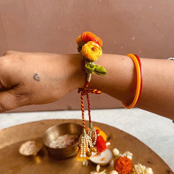 Mogra Ki Kali - Plantable Beej Handtie For Bhabhi/Behen | Verified Sustainable Rakhi on Brown Living™