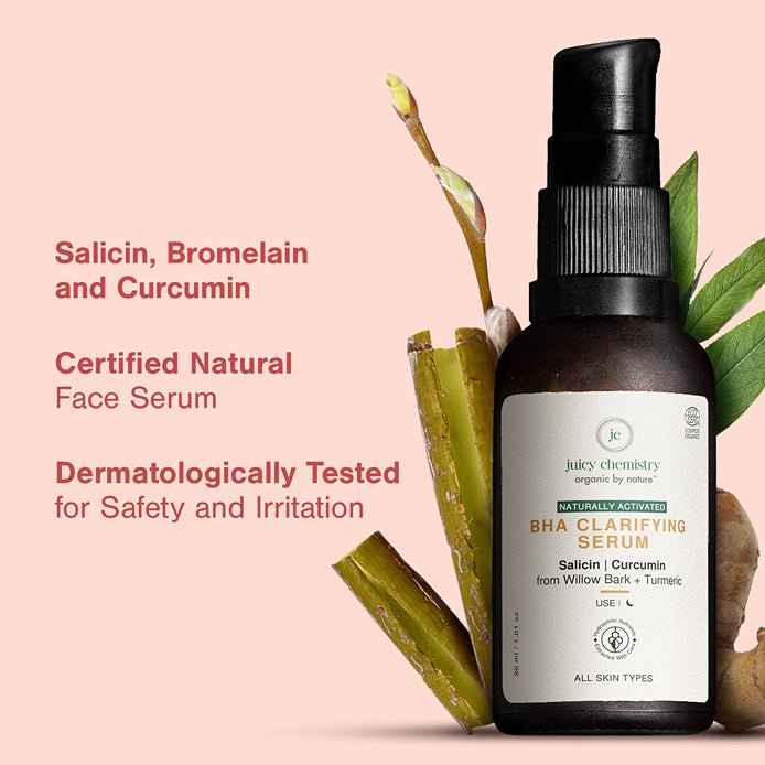 Naturally Activated BHA Clarifying Serum - 30ml | Verified Sustainable Face Serum on Brown Living™