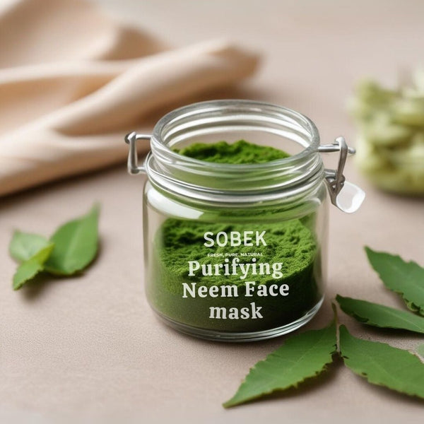 Neem Purifying Powder Acne Face Mask Pack 100 g | Verified Sustainable Face Mask on Brown Living™