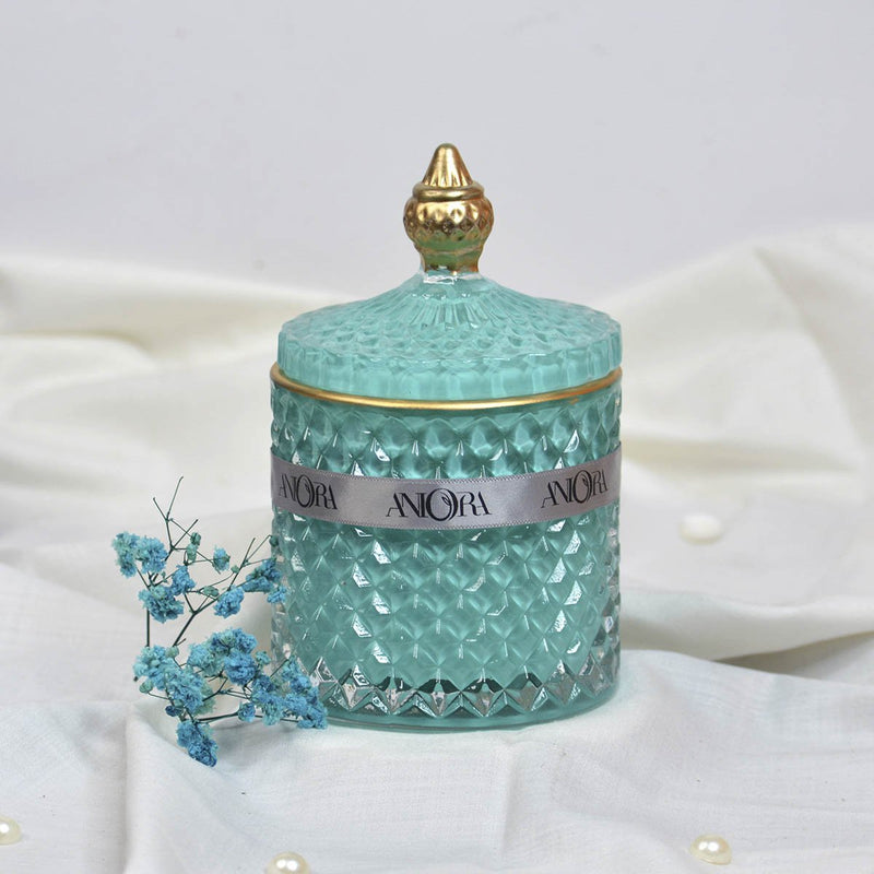 Ocean Breeze - Diamond Cut Crystal Jar Soy Wax Candle | Verified Sustainable Candles & Fragrances on Brown Living™