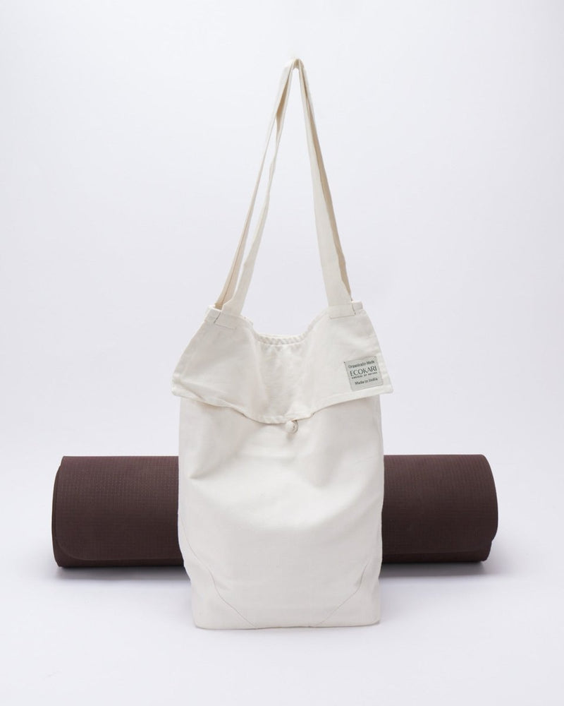 Off - White Hemp Yoga Bag | Verified Sustainable Gift Bags on Brown Living™