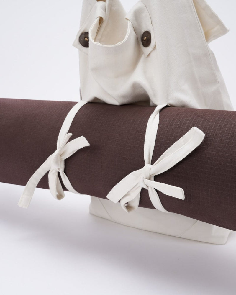 Off - White Hemp Yoga Bag | Verified Sustainable Gift Bags on Brown Living™