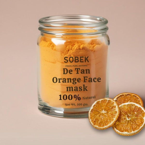 Orange De Tan Powder Face Mask Pack 100 g | Verified Sustainable Face Mask on Brown Living™