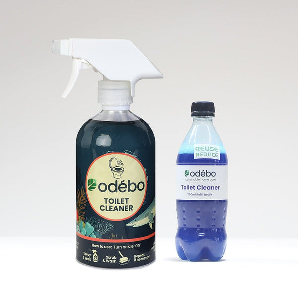 Organic Bathroom Tile & Toilet Cleaner | No Fumes | Concentrate | Verified Sustainable Cleaning Supplies on Brown Living™