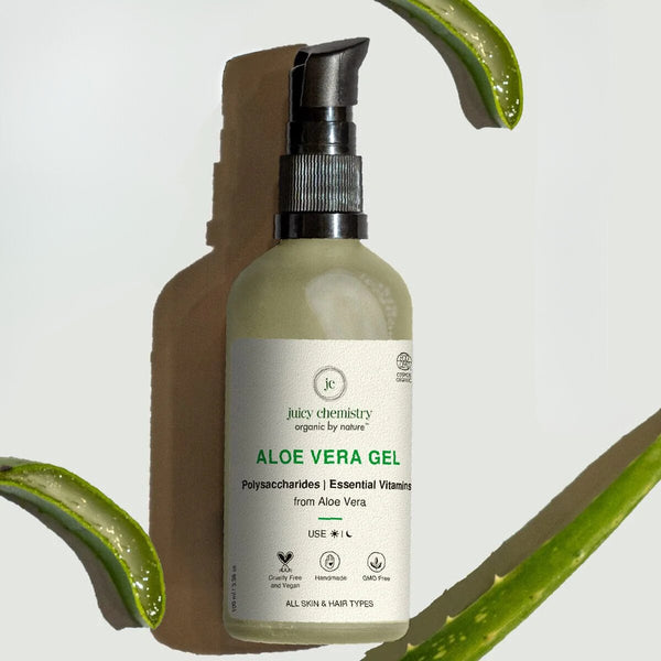 Organic Multi - purpose Hydrating Aloe Vera Gel - 100 ml | Verified Sustainable Face Pack on Brown Living™