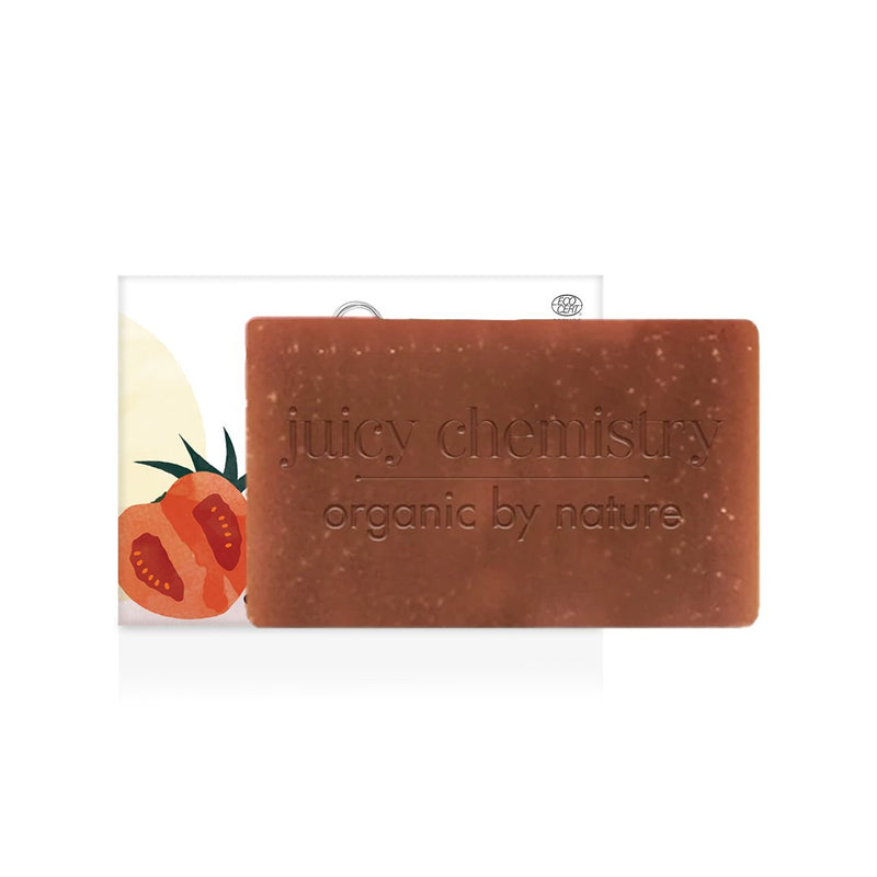 Organic Potato, Tomato & Lemongrass Cold - processed Handmade Soap - 100g | Verified Sustainable Body Soap on Brown Living™