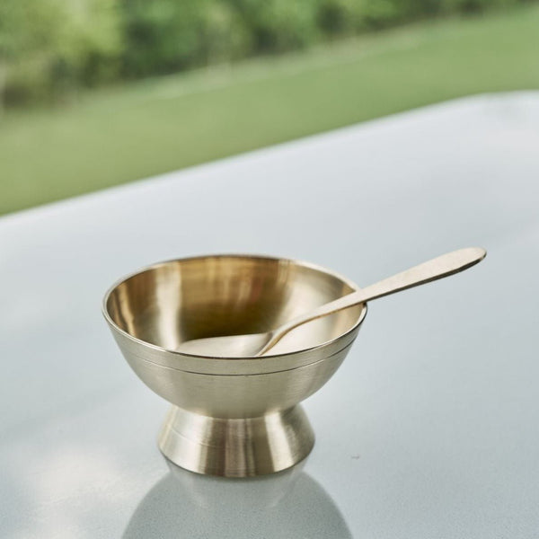 Original Kansa/ Bronze Ice Cream Set (Small) | Verified Sustainable Dinner Set on Brown Living™