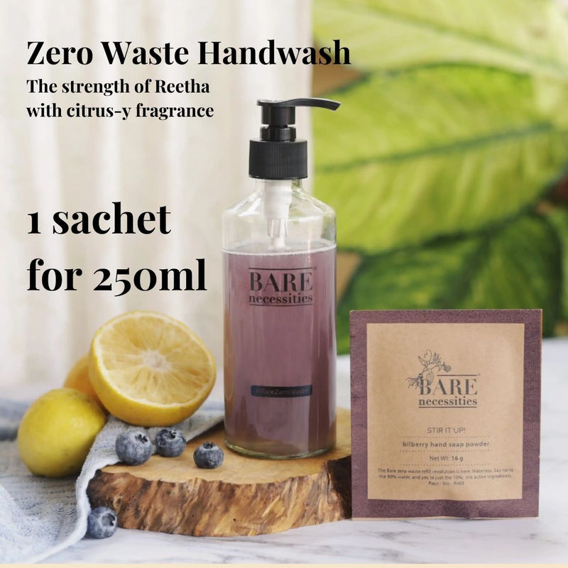 Powder to Liquid Handwash with Dispenser | Verified Sustainable Hand Wash on Brown Living™