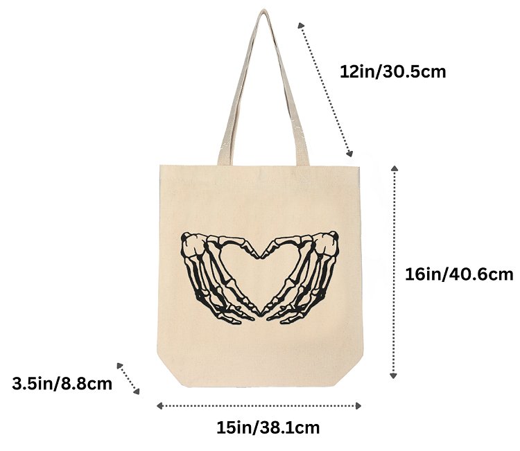 Premium Cotton Canvas Tote Bag - Bone White | Verified Sustainable Tote Bag on Brown Living™