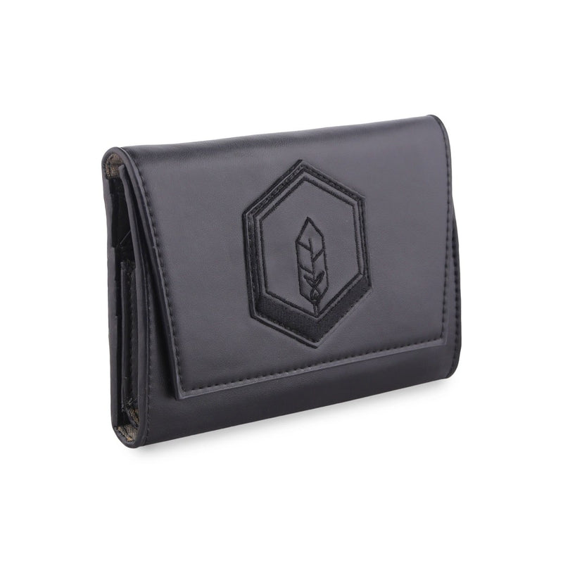 Pustak - Detailed Vegan Cactus Leather Wallet | Verified Sustainable on Brown Living™