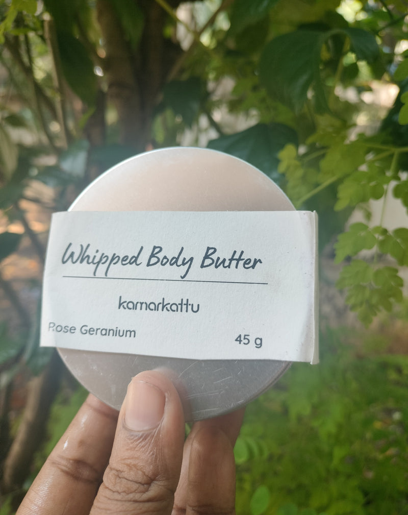 Natural Body Butter - Rose Geranium - 45 g