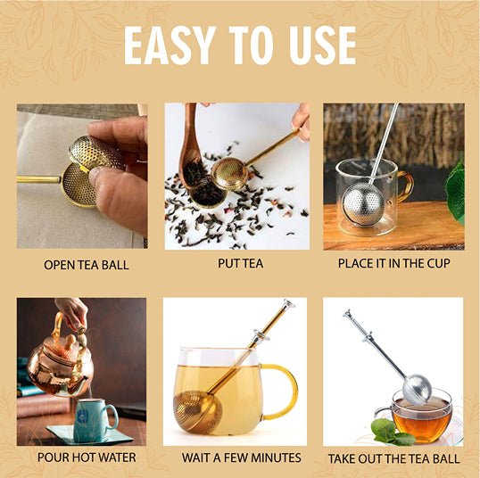 Royal Brass strainer | Loose Leaf Tea | Verified Sustainable Beverage Accessories on Brown Living™