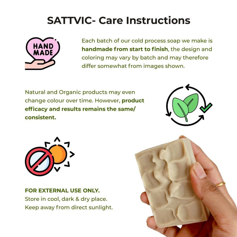 Sattvic Coconut Milk Cold Process Soap + Fresh Bath & Foot Soak Saver Pack | Verified Sustainable Gift Giving on Brown Living™