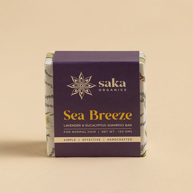 Sea Breeze | Handmade Lavender & Eucalyptus Shampoo Bar (120gm) | Verified Sustainable Hair Shampoo Bar on Brown Living™