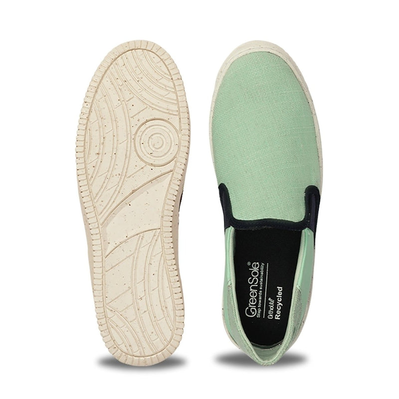 Seafoam Swirl Women's Slip - On Shoes | Verified Sustainable Womens Casual Shoes on Brown Living™