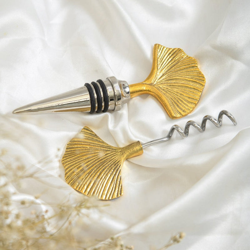 Seep stainless Steel & Brass Wine Stopper | Verified Sustainable Kitchen Tools on Brown Living™