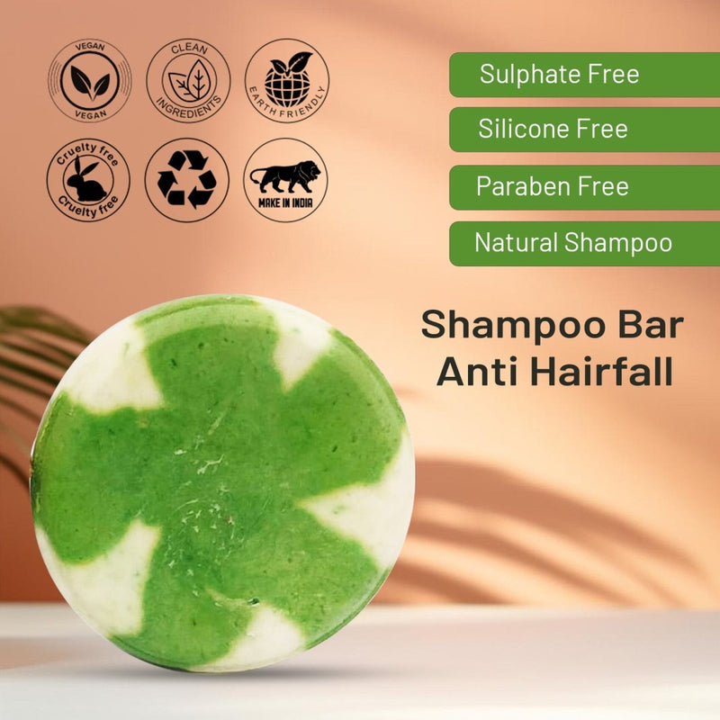 Shampoo bar - Ginkgo Biloba , Shatavari | Anti Hair loss | Verified Sustainable Hair Shampoo Bar on Brown Living™