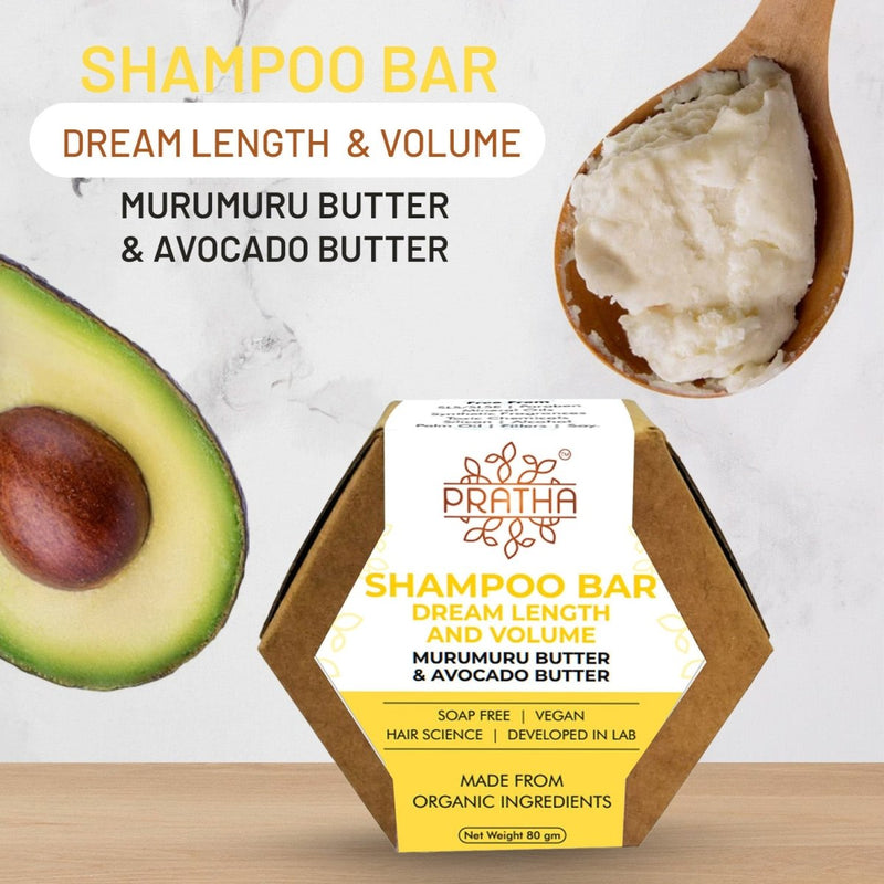 Shampoo bar | MuruMuru Butter & Avocado Butter - Dream Length and Volume | Verified Sustainable Hair Shampoo Bar on Brown Living™