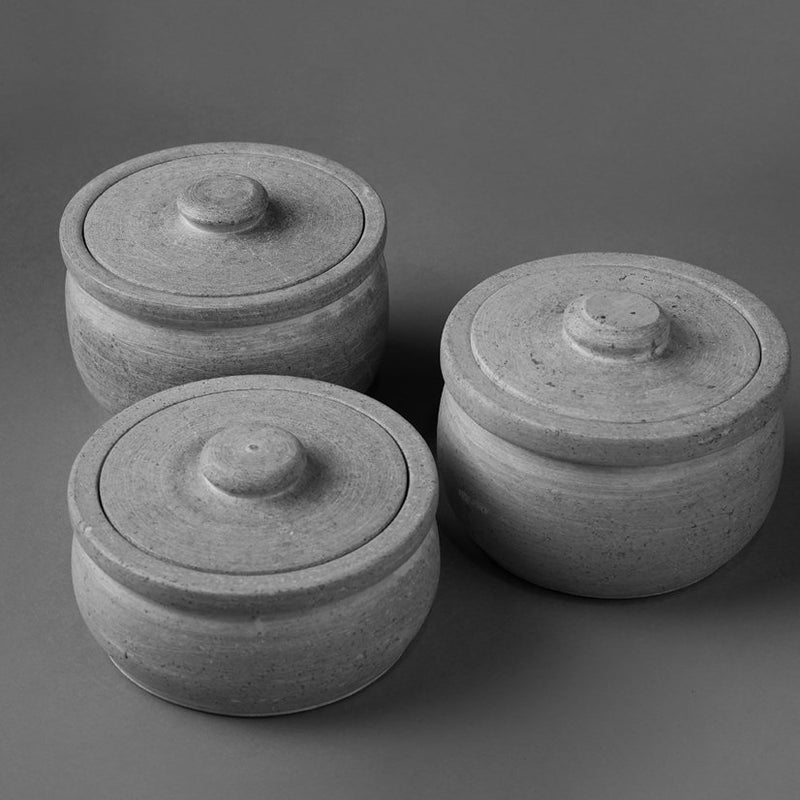 Soap Stone Handmade Traditional Curd Setter/ Storage Container | Verified Sustainable Cookware on Brown Living™