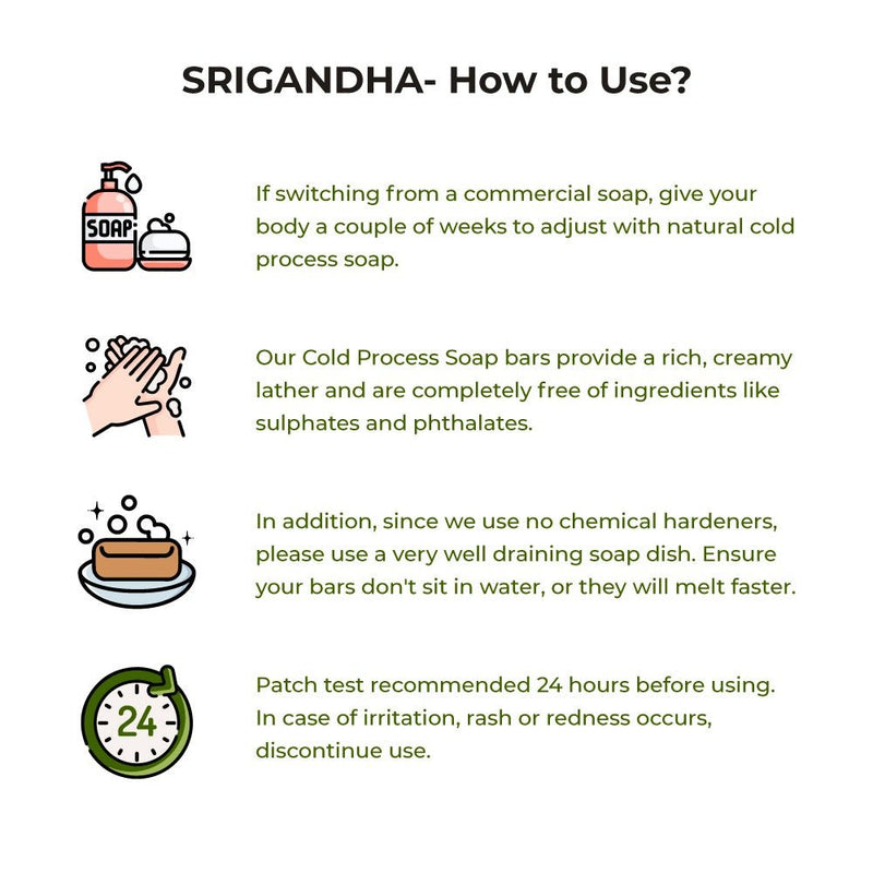 Srigandha Coconut Milk Soap + Valley of Flowers Coconut Wax Candle Saver Pack | Verified Sustainable Gift Giving on Brown Living™