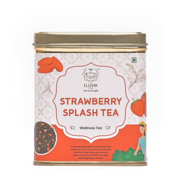 Strawberry Splash Tea |Sweet Refreshment and Antioxidant Benefits - 50g | Verified Sustainable Tea on Brown Living™